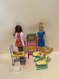Barbie I Can Be Anything Doctor, Baby, Teacher, and Student