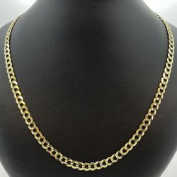 New 14k Solid Gold Cuban Chain 