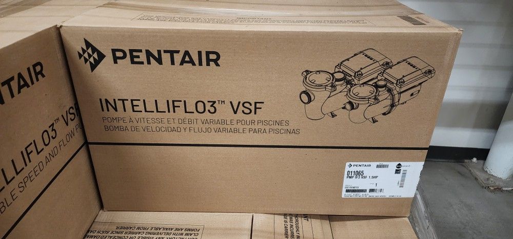 Pentair IntelliFlo3 VSF Pool Pump 1.5 THP 115/208-230V 011065