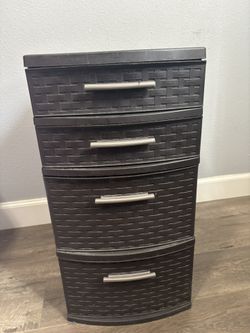 4 Drawer Plastic Storage