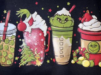 2XL Black Grinch Sweatshirt 