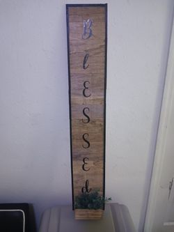 Farmhouse Blessed Sign