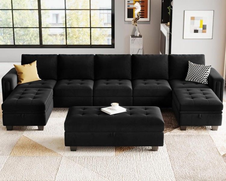 Black Living Room Sofa With Free Shipping