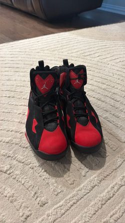 Nike Air Jordan Black & Red High-Top Sneakers, Size: Men’s 10.5