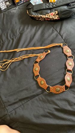 Boho Western-style concho link belt