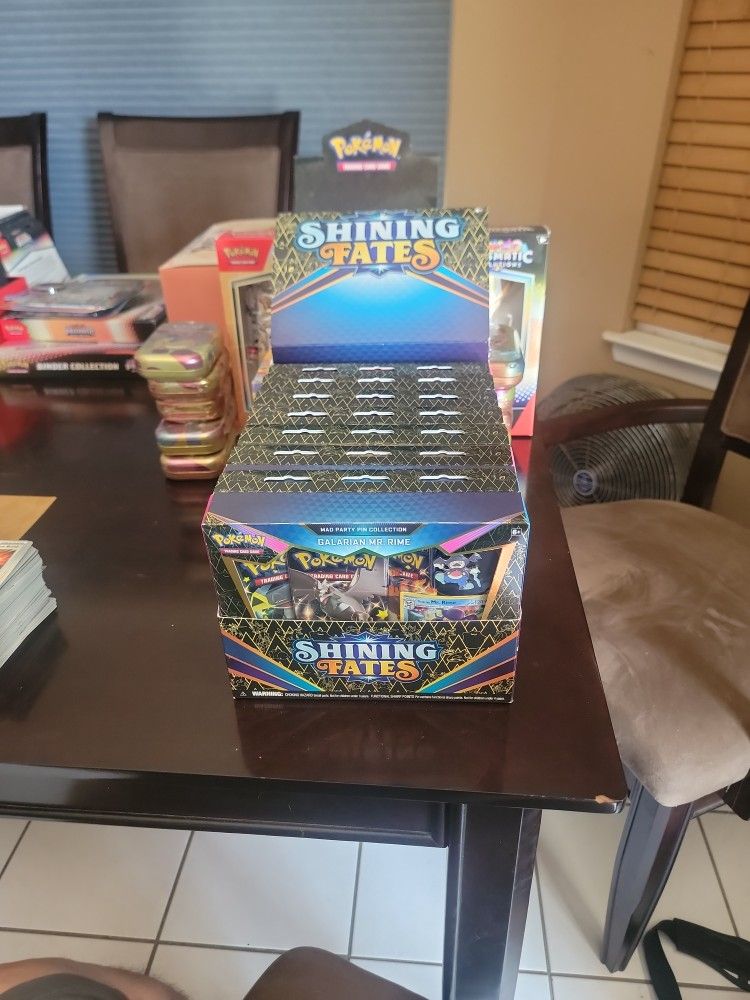 Pokemon Shining Fates Pin Collection Full Set