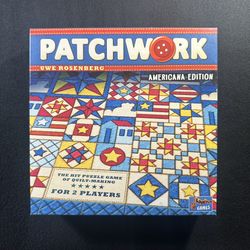 Patchwork Americana Edition Board Game Read Description