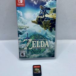 The Legend of Zelda Tears of the Kingdom Nintendo Switch TOTK Link Authentic CIB