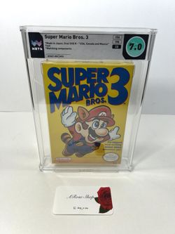 Nintendo NES Super Mario Bros. 3 WATA 7.0 CIB Video Game