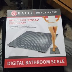 BaLLY Total Fitness Digital Bathroom Scale 
