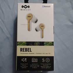 Marley Rebel Wireless Earbuds. New