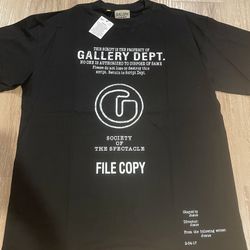 Gallery Dept Hollywood Shirt Color Black Size XL