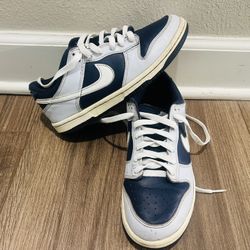 Nike Dunk Low Football Grey Midnight Navy (GS)