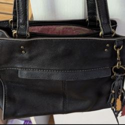The Sak black leather purse 