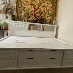 Cubby Bed & Dresser with awesome storage! 