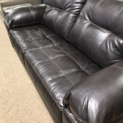 Leather Cozy Couch And Sectional