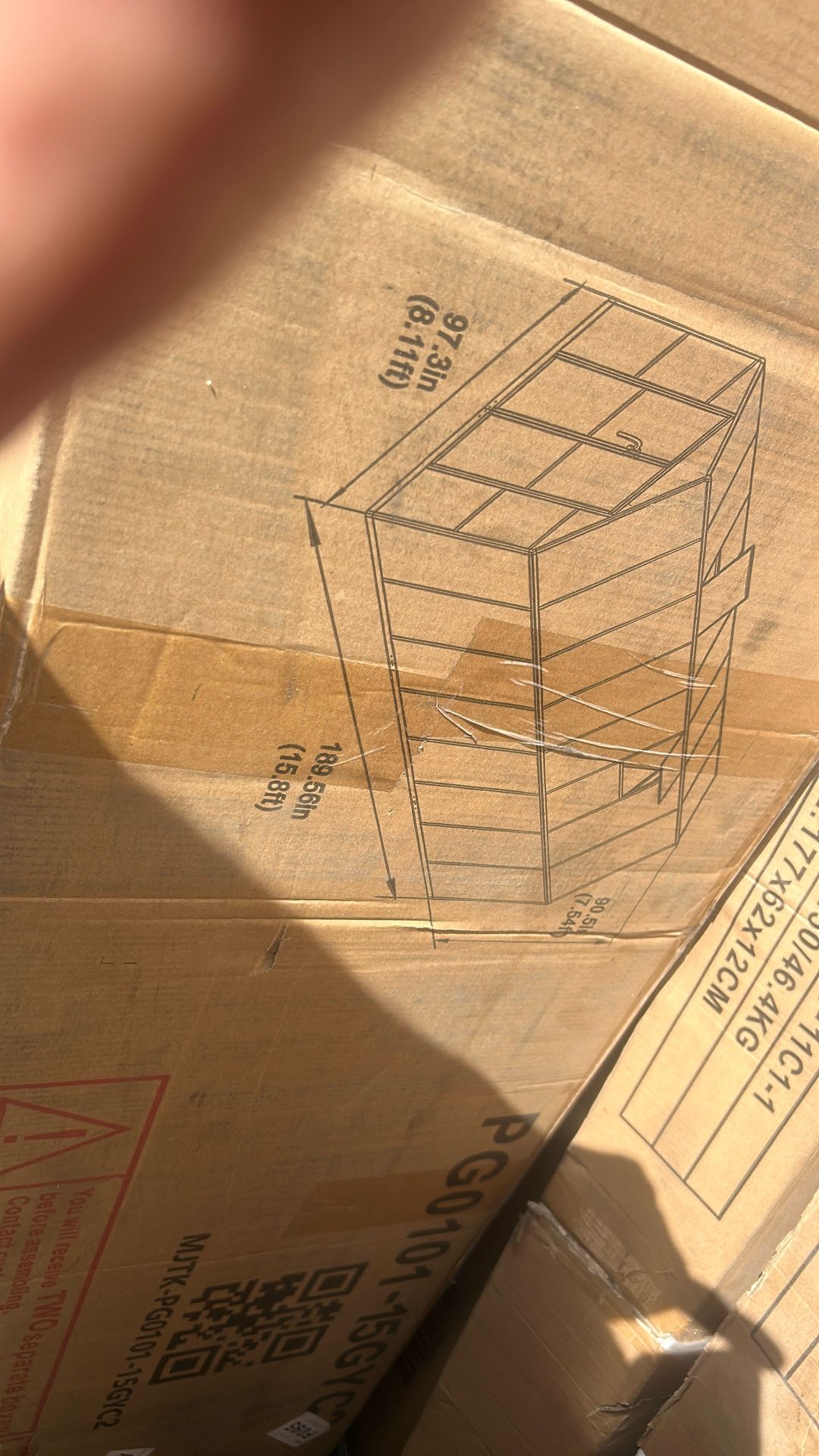 8’ X 15’ Green House New Missing One Box