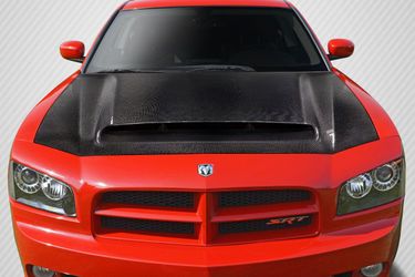 Blemished 2006-2010 Dodge Charger Carbon Creations Demon Look Hood - 1 Piece