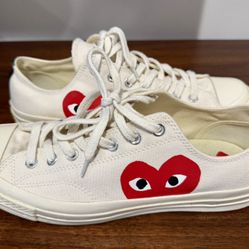 Comme des Garçons PLAY x Converse Chuck Taylor All Star 70 — Size 10
