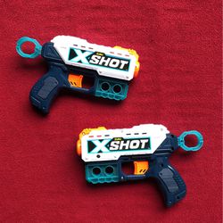 2 ZURU X-Shot Foam Dart Blasters