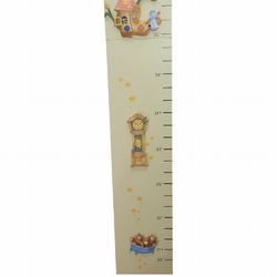Vintage Humpty Dumpty Child Growth Wooden Chart foldable Wall Hanging- RARE 