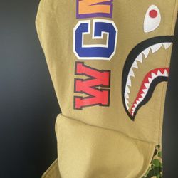 BAPE ABC Camo Double Shark Full ZiP Hoodie Green