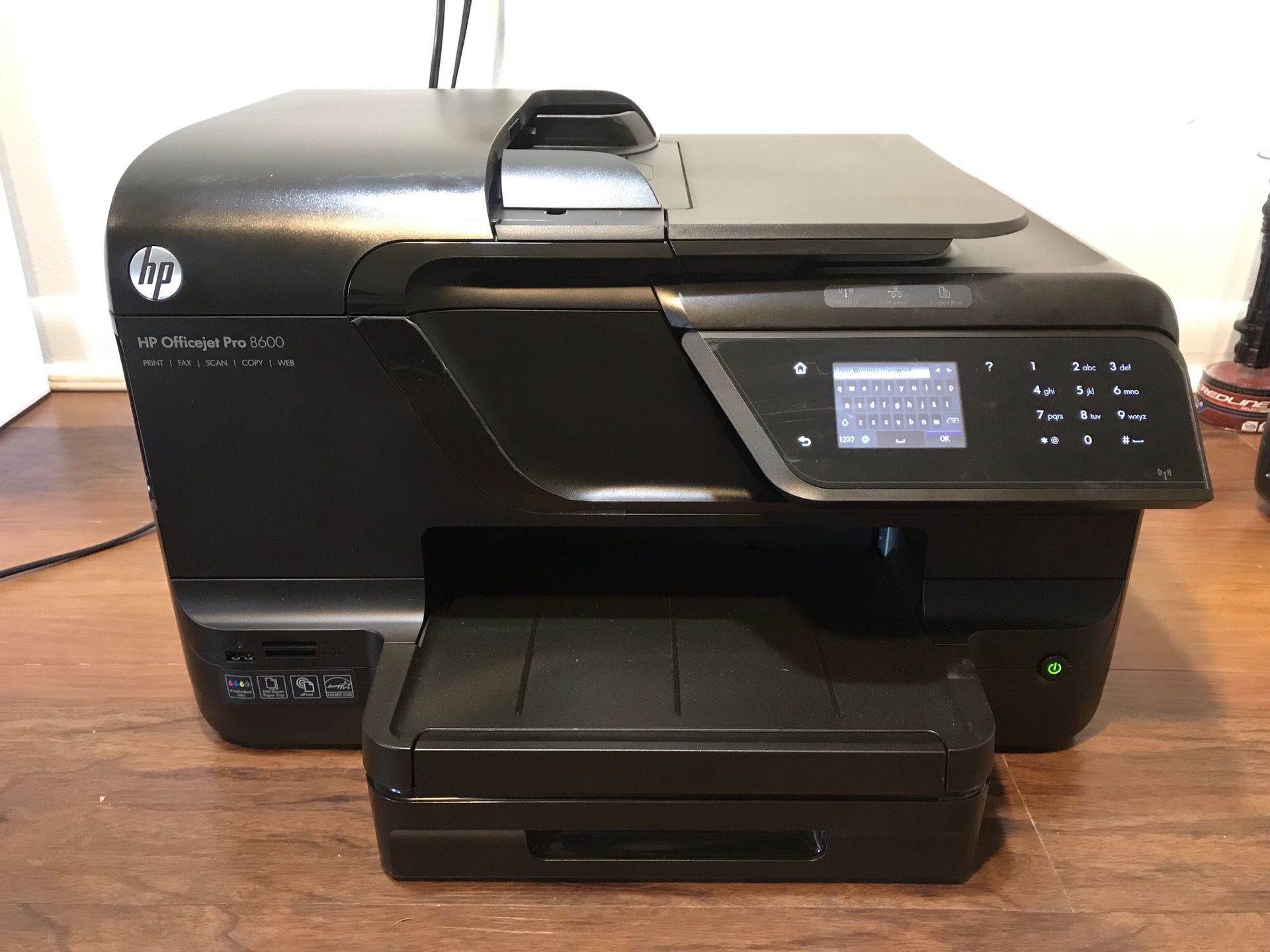 HP OfficeJet Pro Wireless 8600 All-In-One Printer Fax Copy