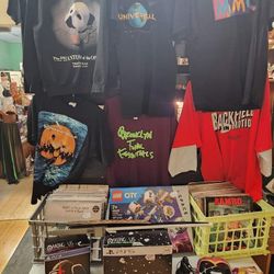Band T-shirts, Media,toys,record players,vinyl 
