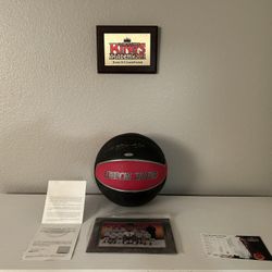 Lebron James Signed Basketball