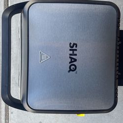 3x1 As Seen  Shaq Smokeless Grill and Press - Silver