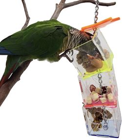 Small Parrot Bird Toy Foraging Hanging Creative treats box