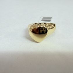 14K Gold Heart Ring