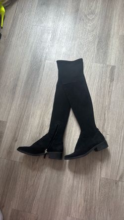 Black over the knee boots