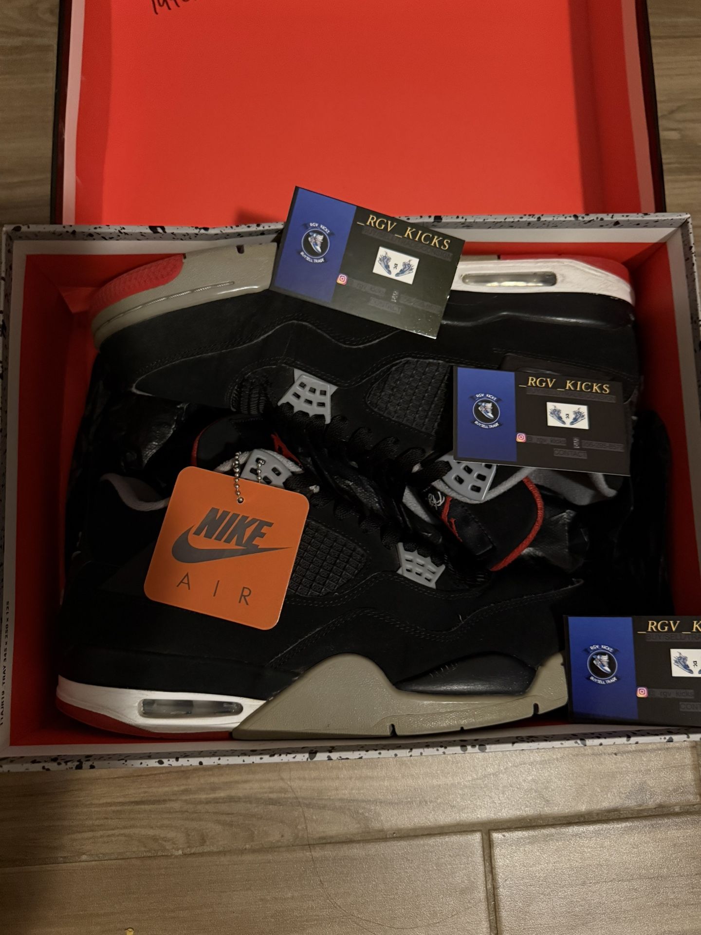 Jordan Retro 4 Bred (2019) Size 12