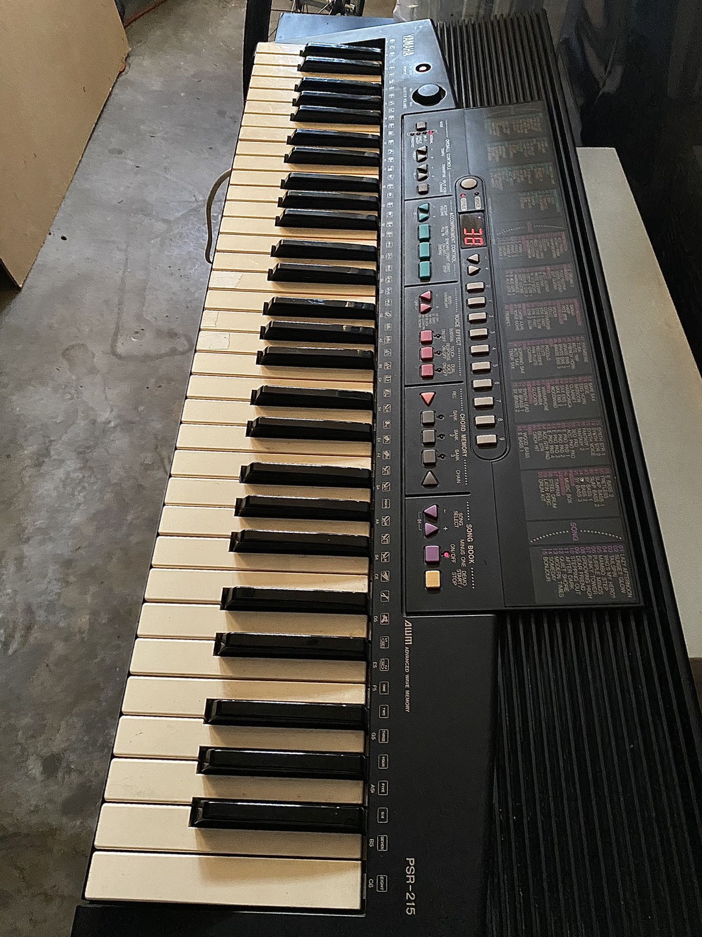Yamaha PortaTone Portable Electronic Keyboard #PSR-215 / $22
