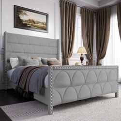 Brand New Queen Bed Frame With 14” Memory Foam Mattress Included $450 - Same Day Delivery Available - Hablo Espanol 