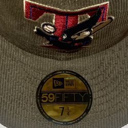 Toronto Blue Jays 7 1/4 Hat Corduroy Fitted New Era Hat Club Vintage Look