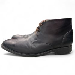 Clark’s Leather Waterproof Chukka  Boots, Black, Men’s Size 10
