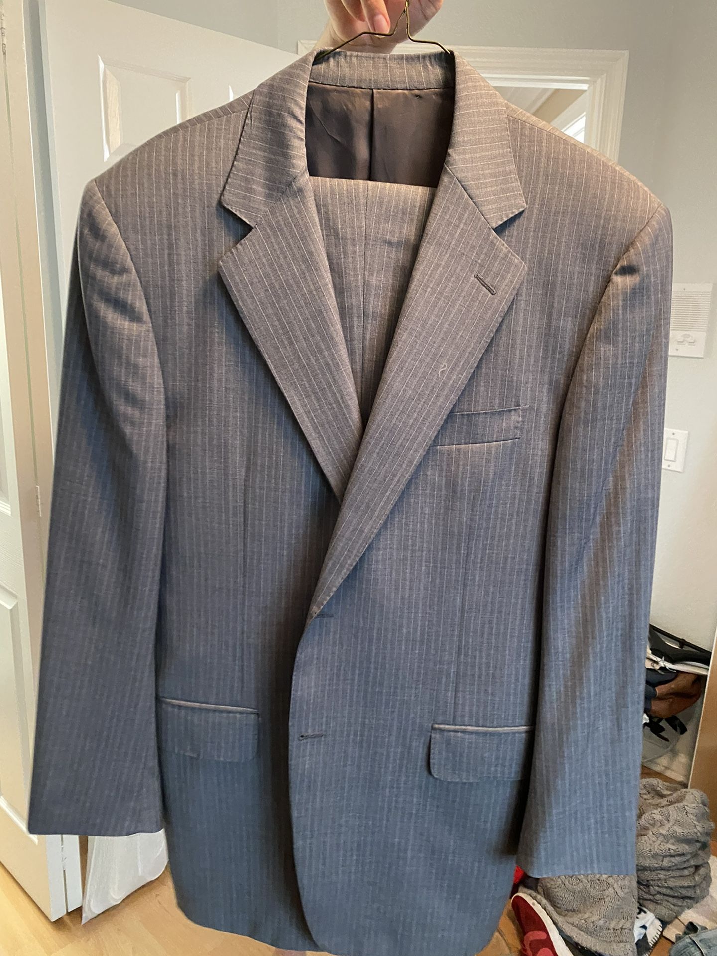 Cannali Guy La Ferrera Made In italy Suits Sz 50 (with 34 Pant Size)