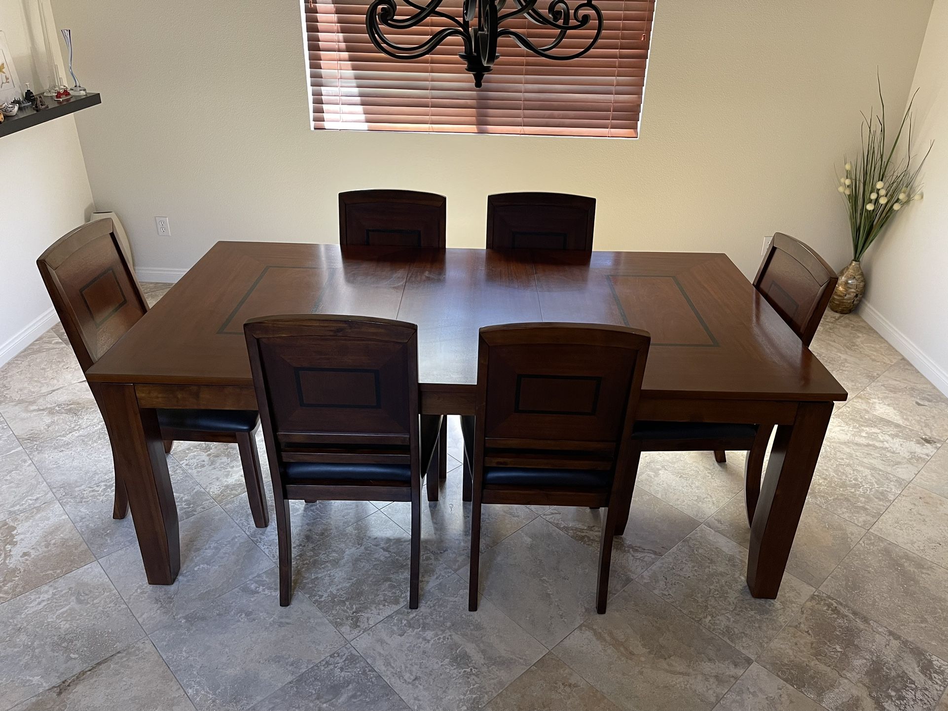 Dining Table Set With Chairs - Seats 6
