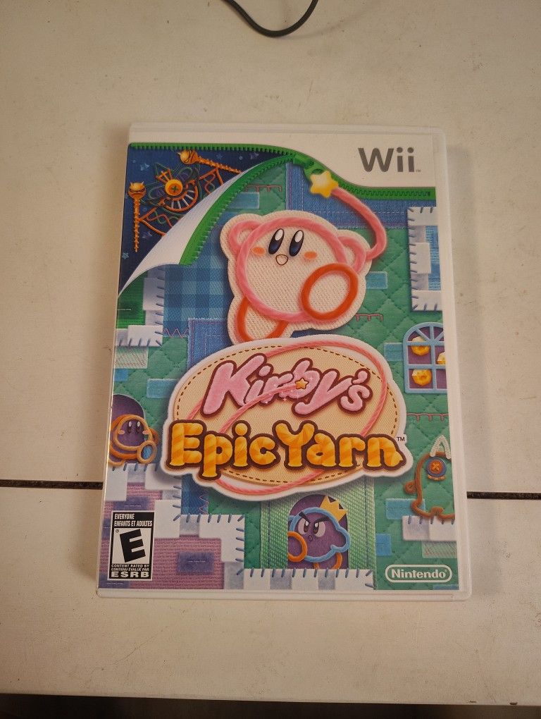 Wii Kirby Epic Yarn