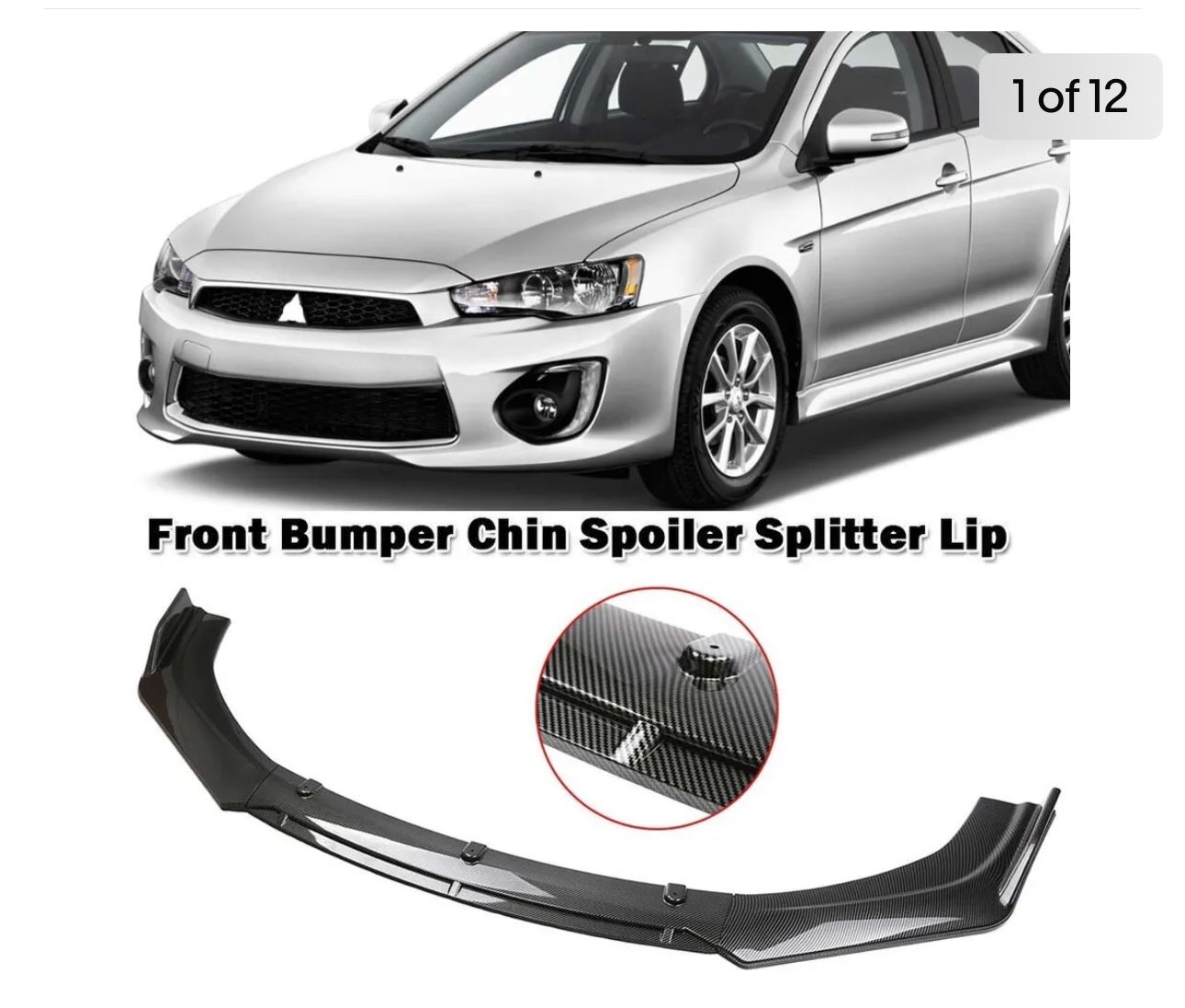 Bumper Lip Carbon Fiber