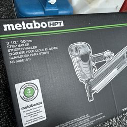 Brand New In Box Metabo 3.5” Nail Gun