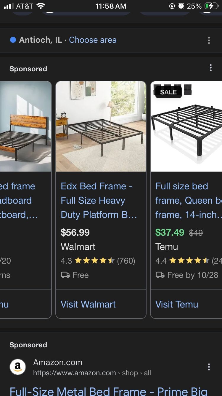 Full Size Bed Frame