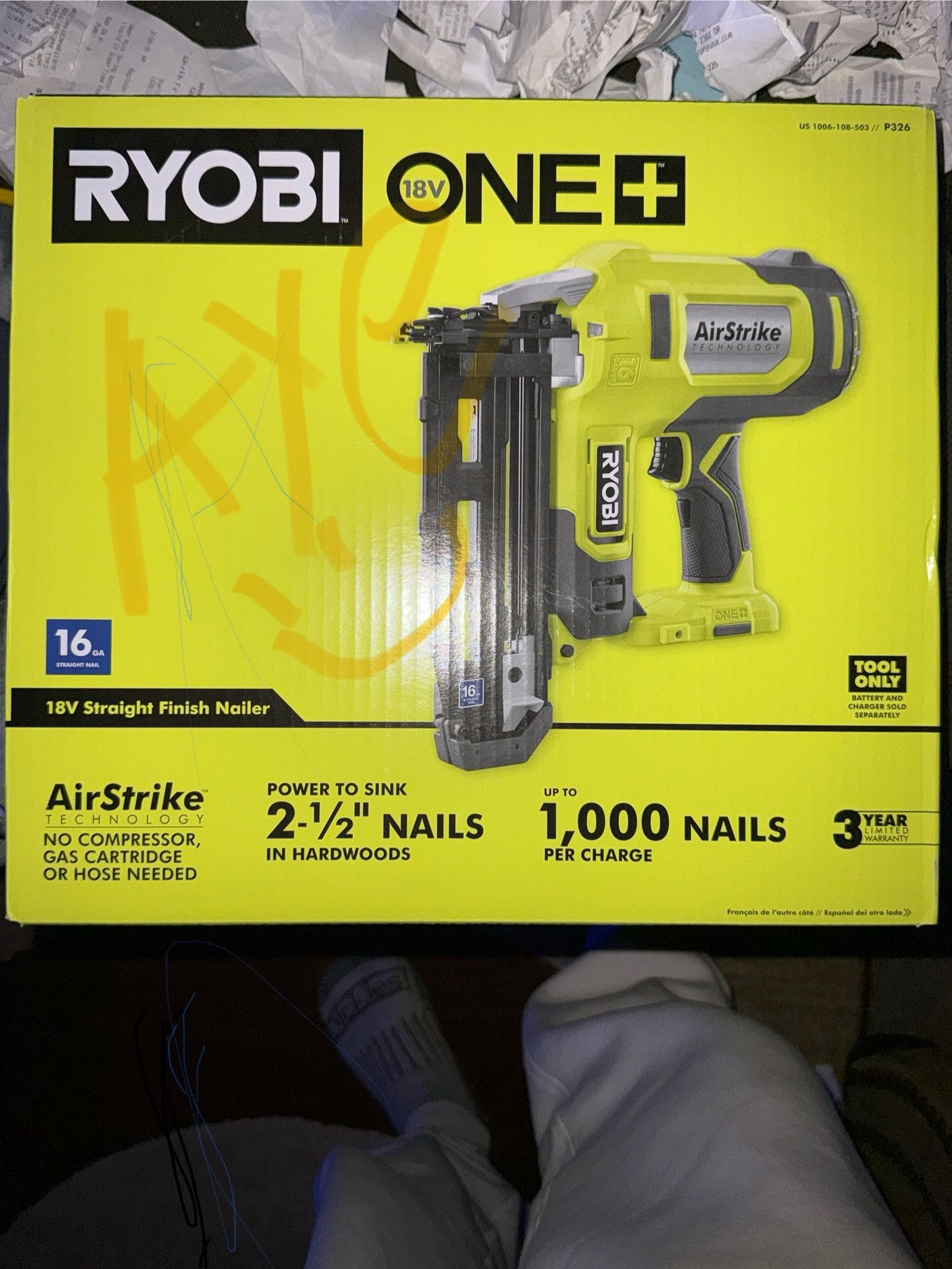 Ryobi Finishing Nailer