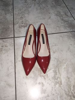 Red Kitty Heels