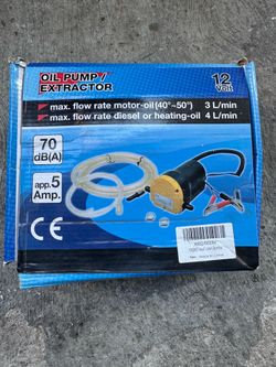 New Oil pump extractor