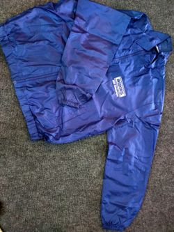 Used  Japanese Vintage Wakos Blue Wind Breaker Jacket 35th Anniversary 