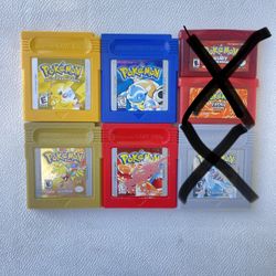 Nintendo Gameboy Pokemon Games