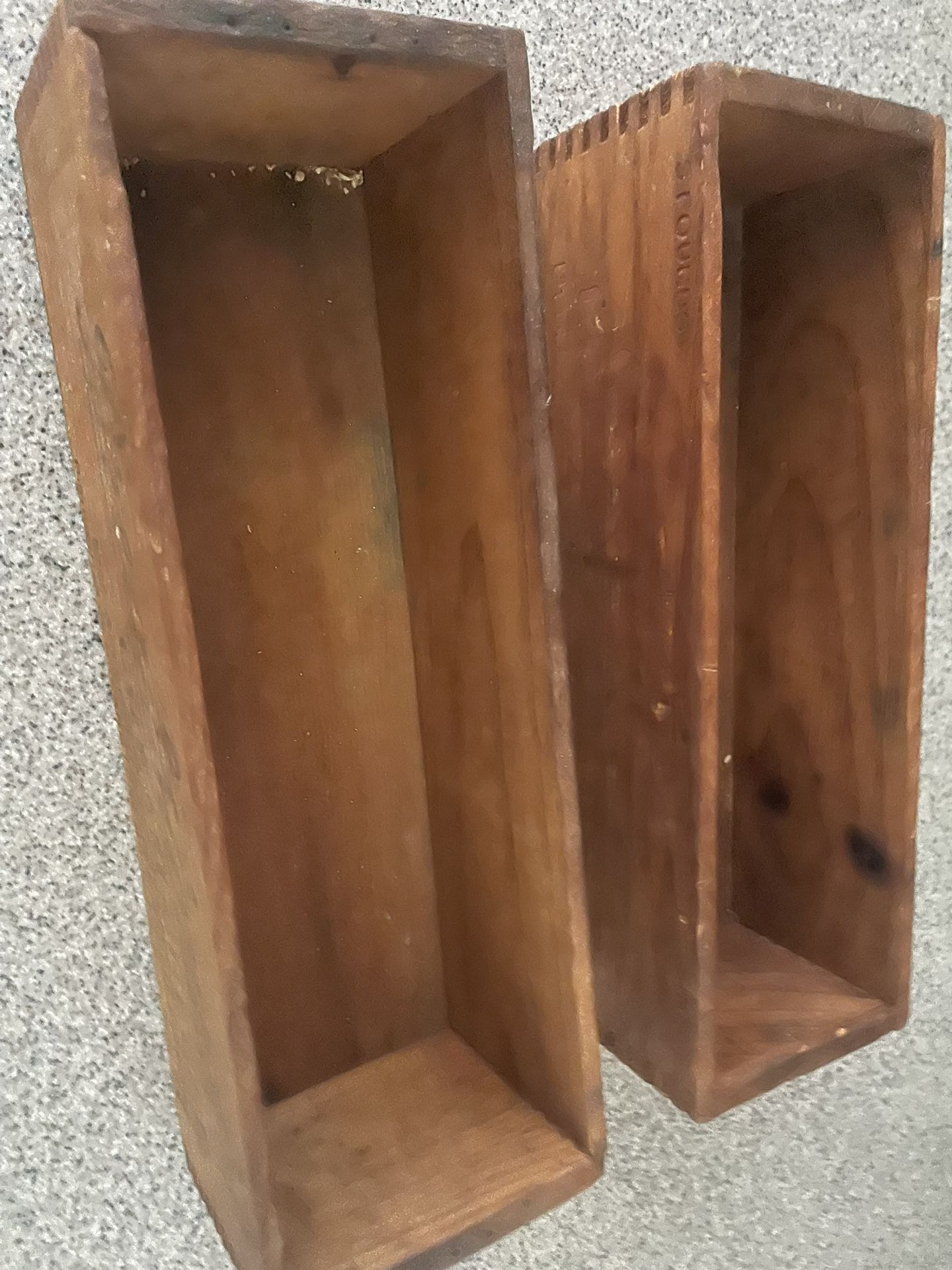 Antique Wooden Cheese Boxes